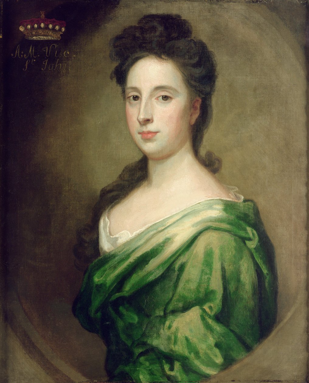 安吉丽娜马格达莱纳（c.1666-1736）的肖像，圣约翰第一子爵的第二任妻子 作者 戈弗雷·克纳勒