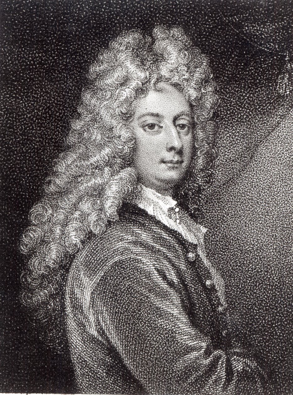 William Congreve（1670-1729）由PWTomkins刻 作者 戈弗雷·克纳勒