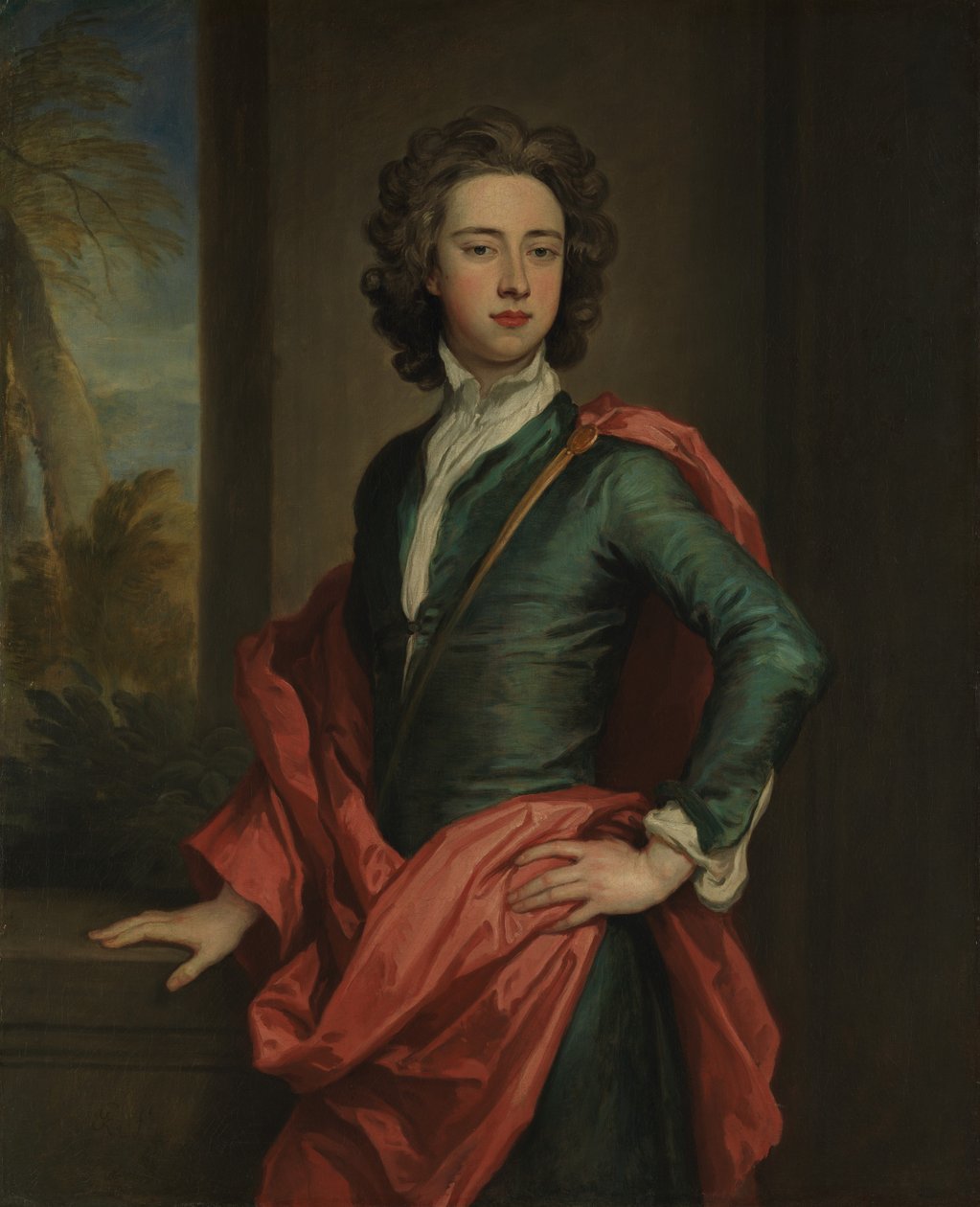 查尔斯·博克莱克（Charles Beauclerk）1670-1726，圣奥尔本斯公爵， 1690-95。 作者 戈弗雷·克纳勒
