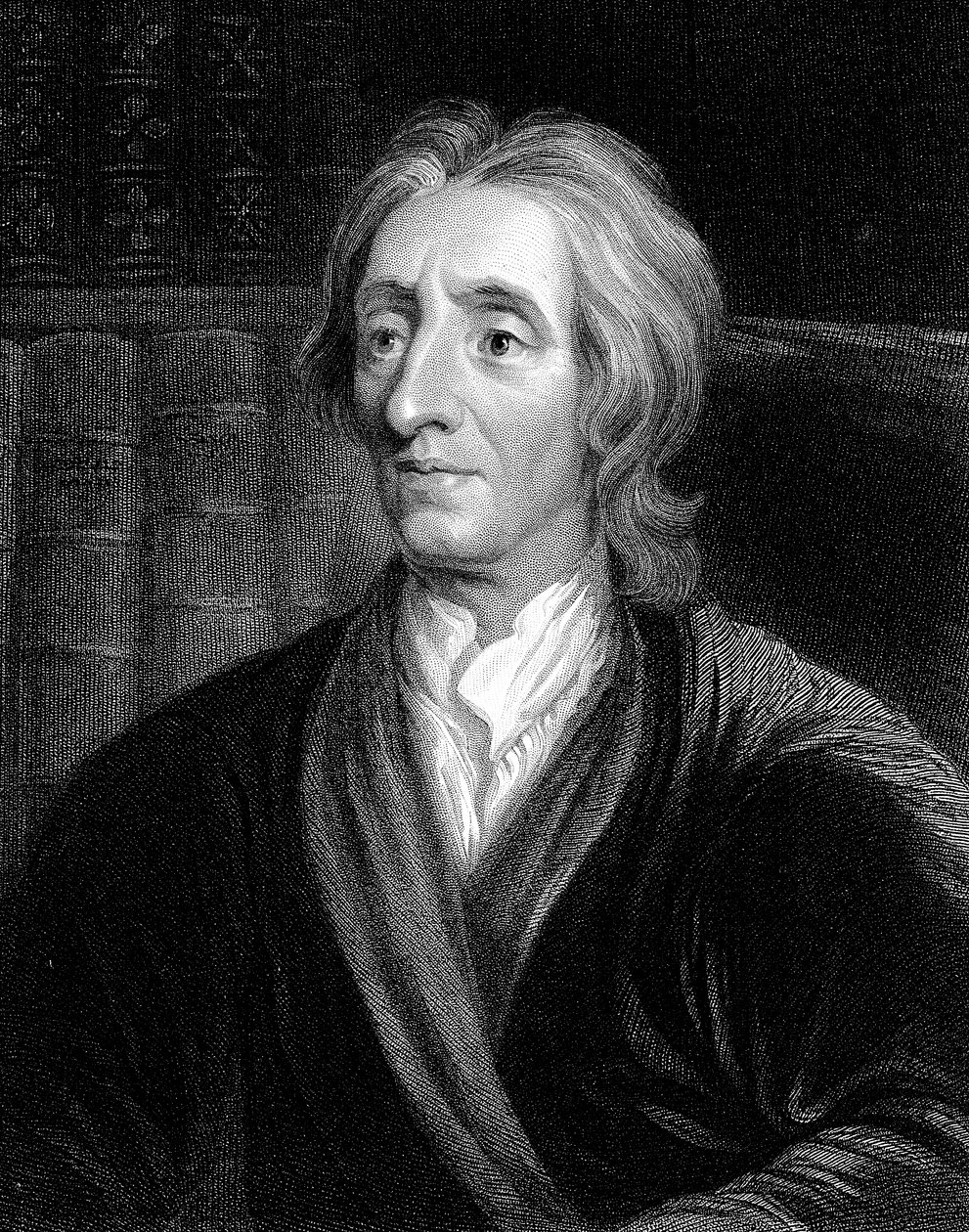 英国哲学家约翰·洛克（John Locke），c1680-1704年 作者 戈弗雷·克纳勒