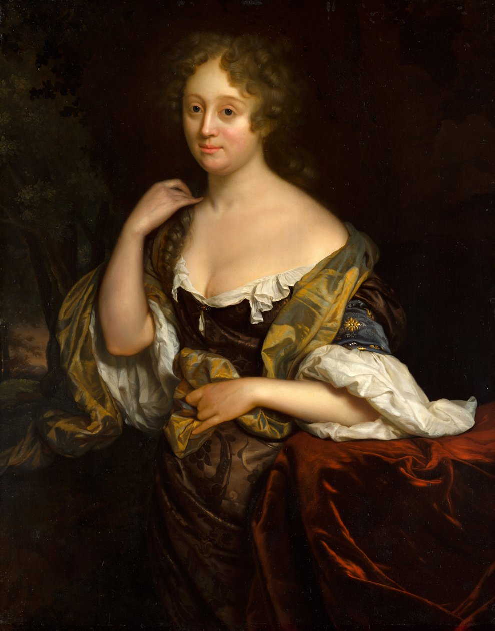 Portret van Isabella Agneta Deutz 作者 戈弗里德·沙尔肯