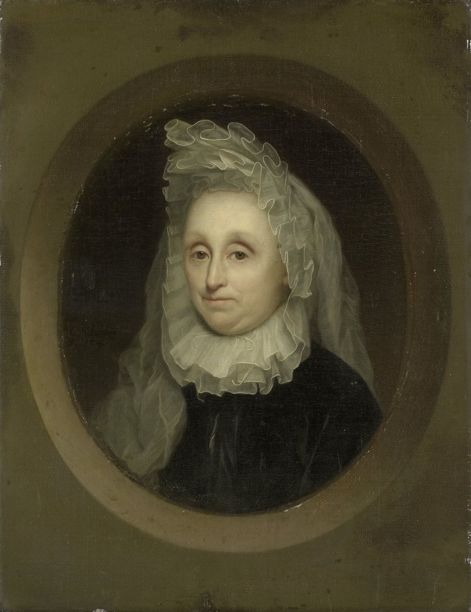 Aernout van Citters 的第二任妻子 Josnia Parduyn（1642-1718 年）的肖像 作者 戈弗里德·沙尔肯
