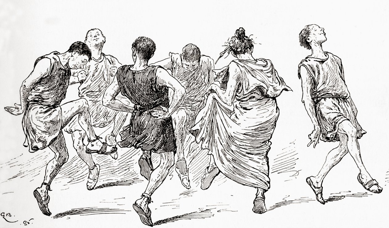 威廉·莎士比亚的一个场景扮演1896年出版的威廉·莎士比亚作品“仲夏夜之梦”，第五幕，场景一，舞蹈 作者 戈登·弗雷德里克·布朗