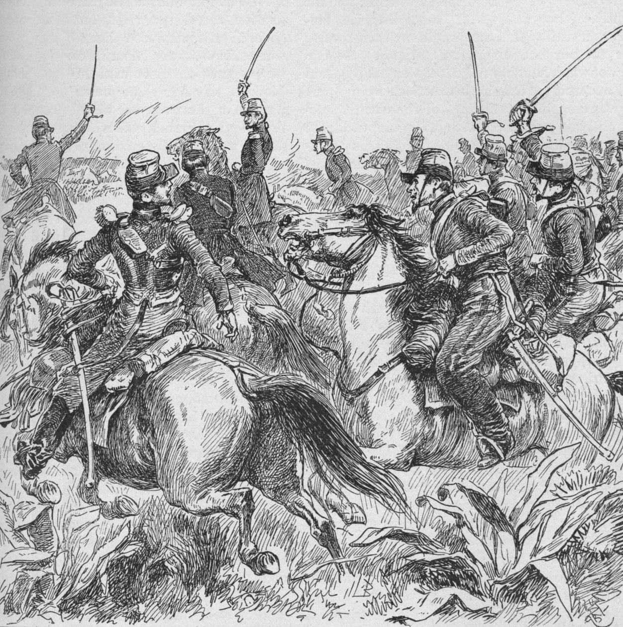 1902年被大胆的阿卜杜勒·卡德尔·斯玛拉（Abd-El-Kadrs Smalah）捕获 作者 戈登·弗雷德里克·布朗