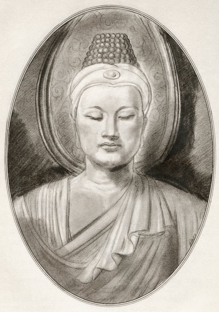 释迦牟尼佛，又名乔达摩悉达多，出自《宗教领袖传记》 作者 戈登·罗斯
