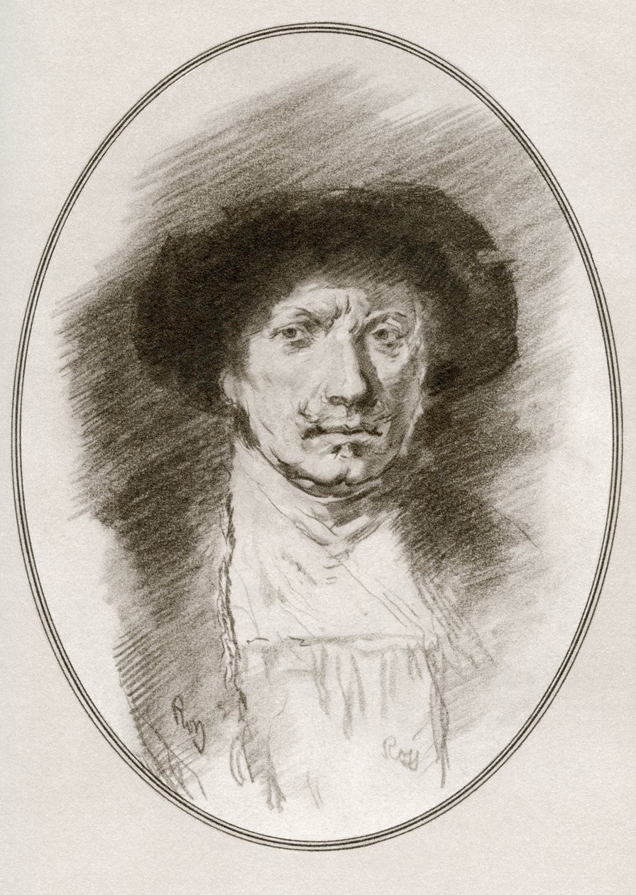 伦勃朗·哈门松·范·莱恩 (Rembrandt Harmenszoon van Rijn)，摘自《伟大画家的传记》 作者 戈登·罗斯