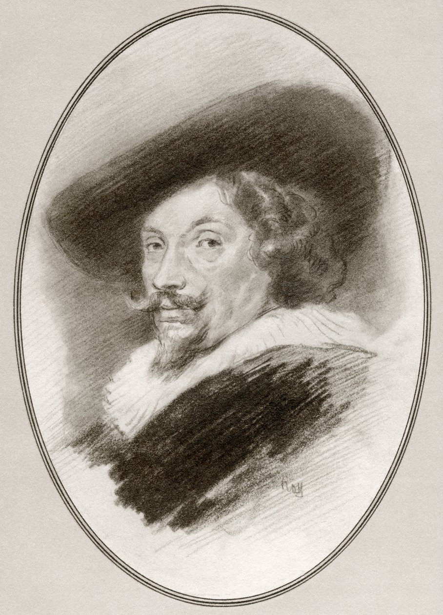 Sir Peter Paul Rubens, from Living Biographies of Great Painters 作者 戈登·罗斯