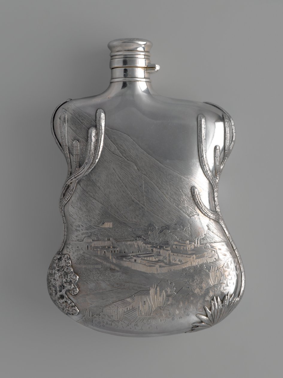 烧瓶，c.1888（银） 作者 戈勒姆制造公司戈勒姆制造公司