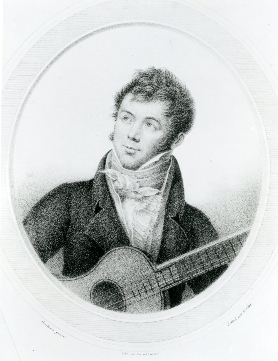 Fernando Sor（1778-1839）c.1825（石版画） 作者 戈特弗里德（Gottfried）或戈德弗罗伊（Godefroy Engelmann）
