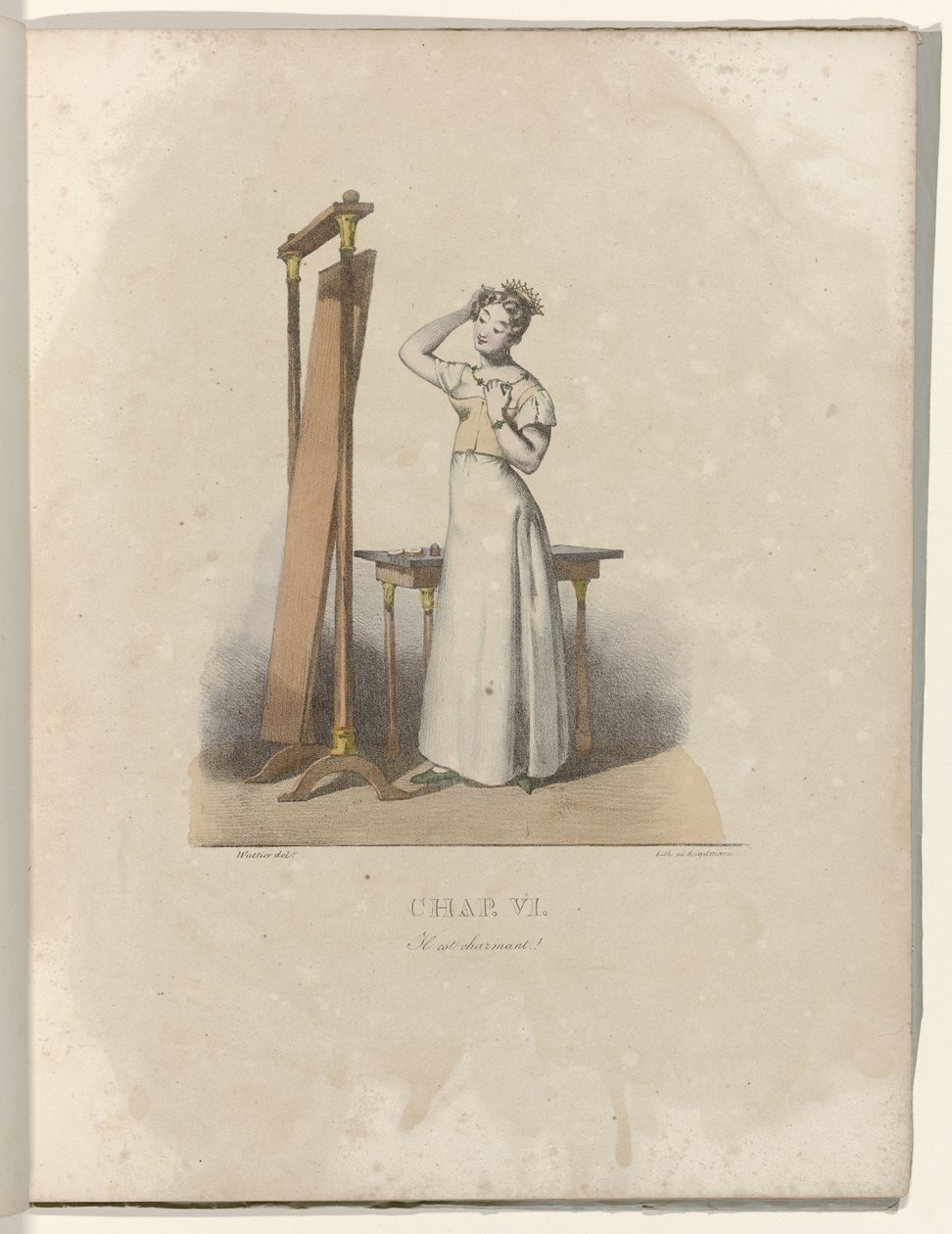 女帽设计师的诞生，1828 年：第一章。 六：他很有魅力 作者 戈特弗里德·恩格尔曼
