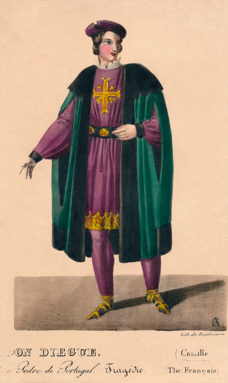 唐·迪格（Don Diegue），大约1820年代。 作者 戈特弗里德（Gottfried）或戈德弗罗伊（Godefroy Engelmann）