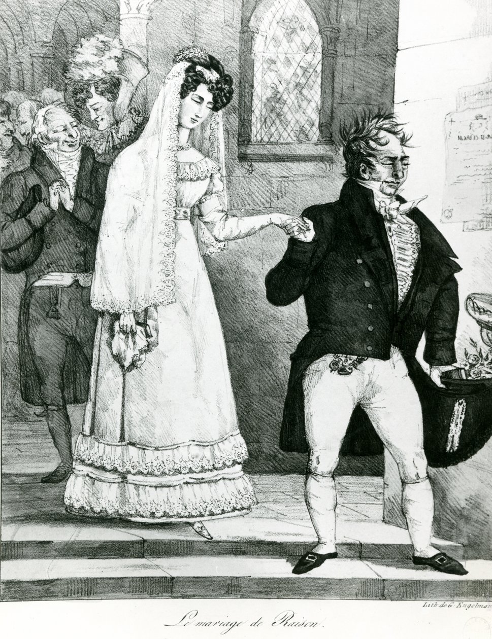 1822年的便利婚姻 作者 戈特弗里德（Gottfried）或戈德弗罗伊（Godefroy Engelmann）
