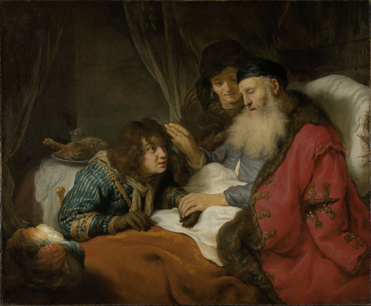 Isaac Blessing Jacob，c.1638 作者 戈瓦特·弗林克