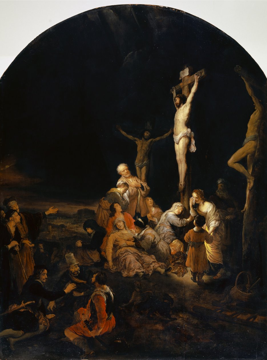 Calvary，1649（橡木油） 作者 戈瓦特·弗林克