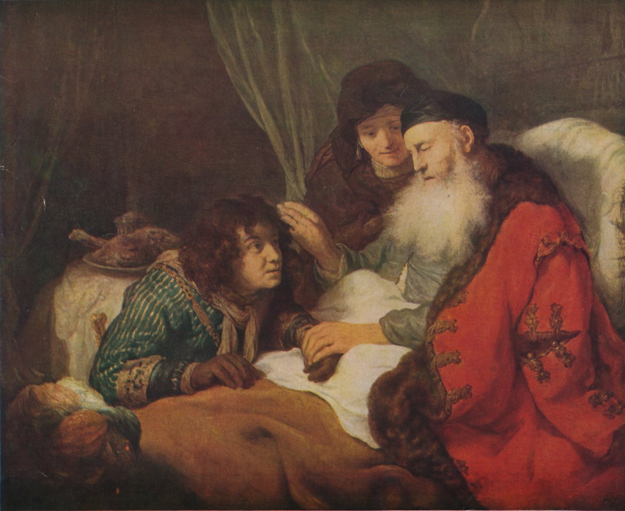 艾萨克·祝福雅各布（Isaac Blessing Jacob），c1638，1914年。 作者 戈瓦特·弗林克