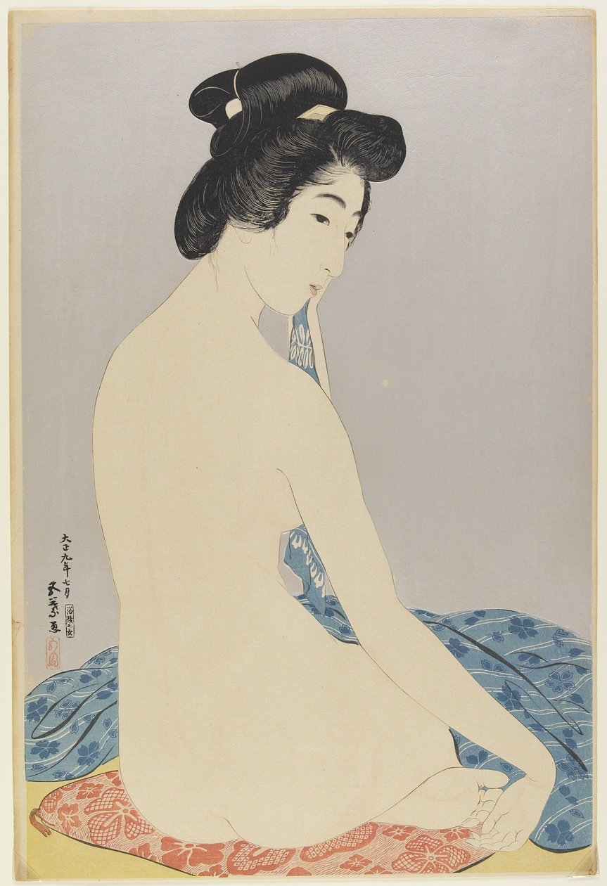 1920年7月巴斯之后的女人 作者 桥口吾代