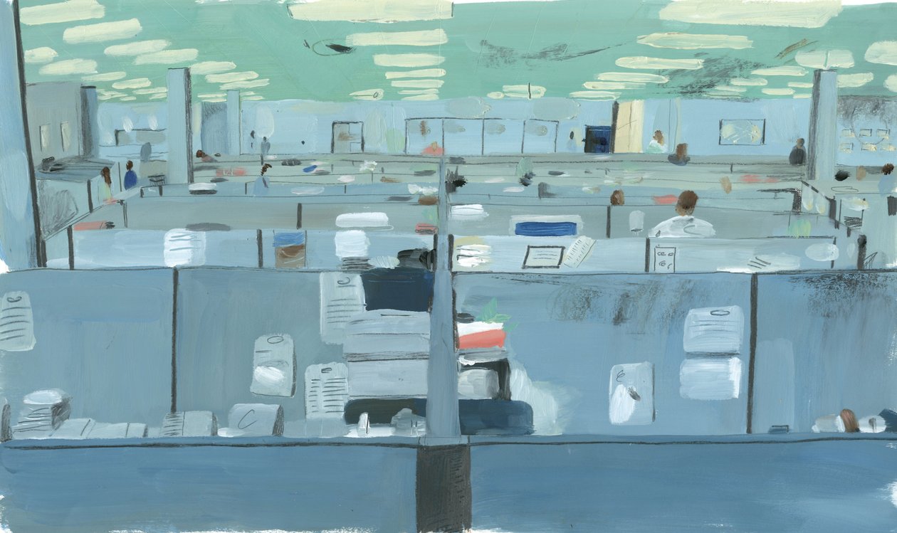 2012年逃亡者（纸上油画） 作者 格蕾丝·海默（Grace Helmer）