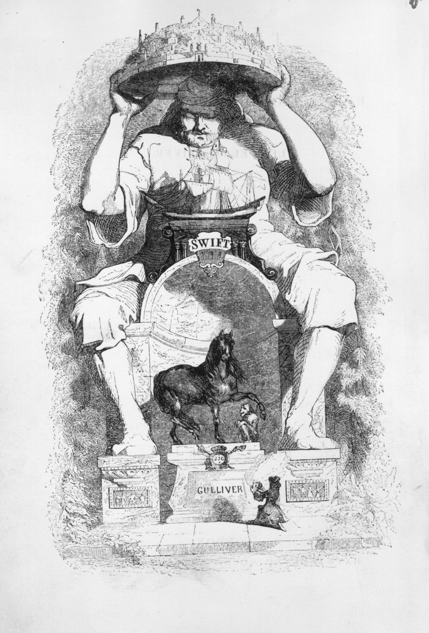 1838年乔纳森斯威夫特的“格列佛游记”的主题 作者 格兰维尔