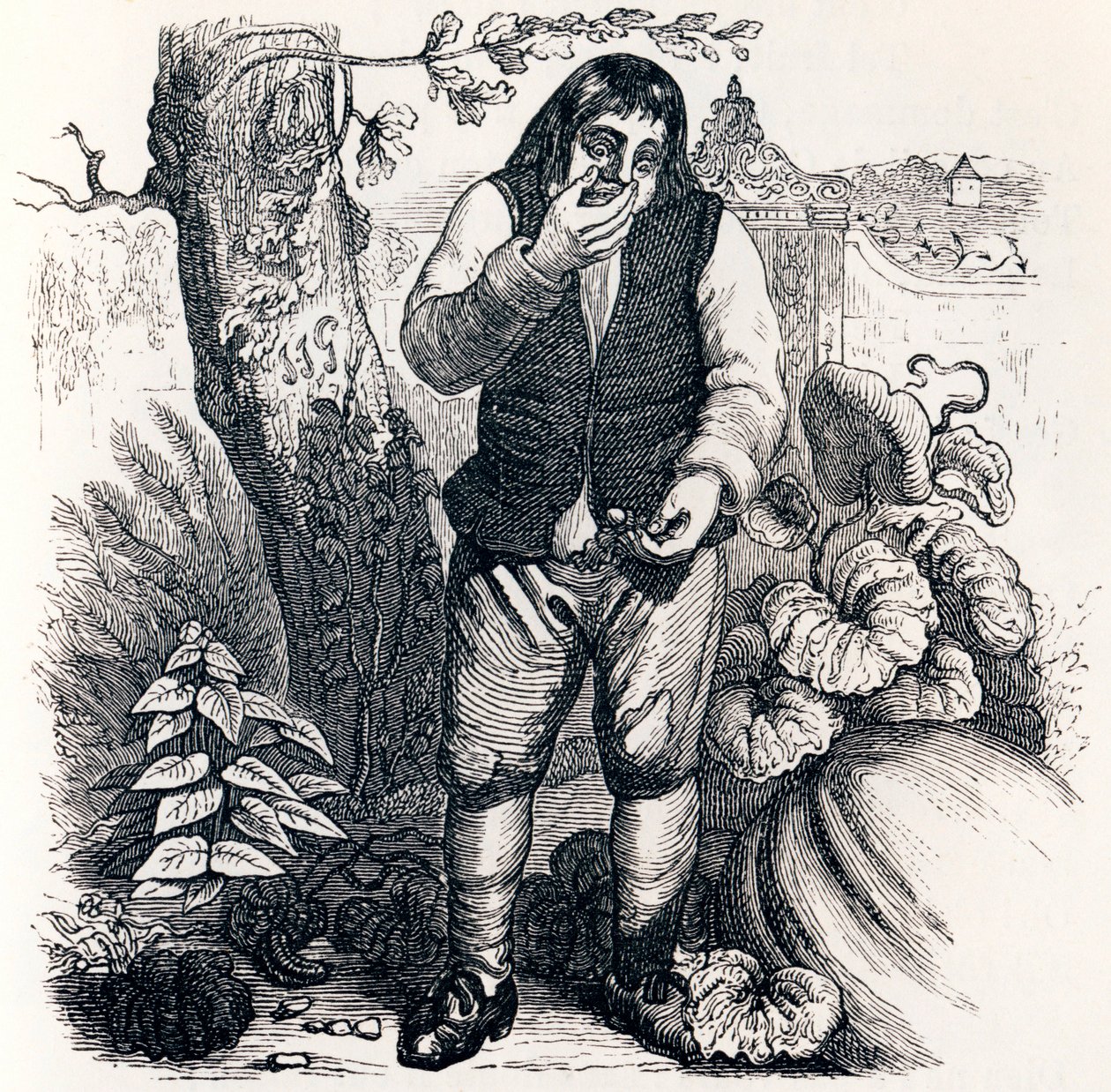 橡子和南瓜（Le gland et la citrouille）--拉封丹的寓言故事 作者 格兰维尔