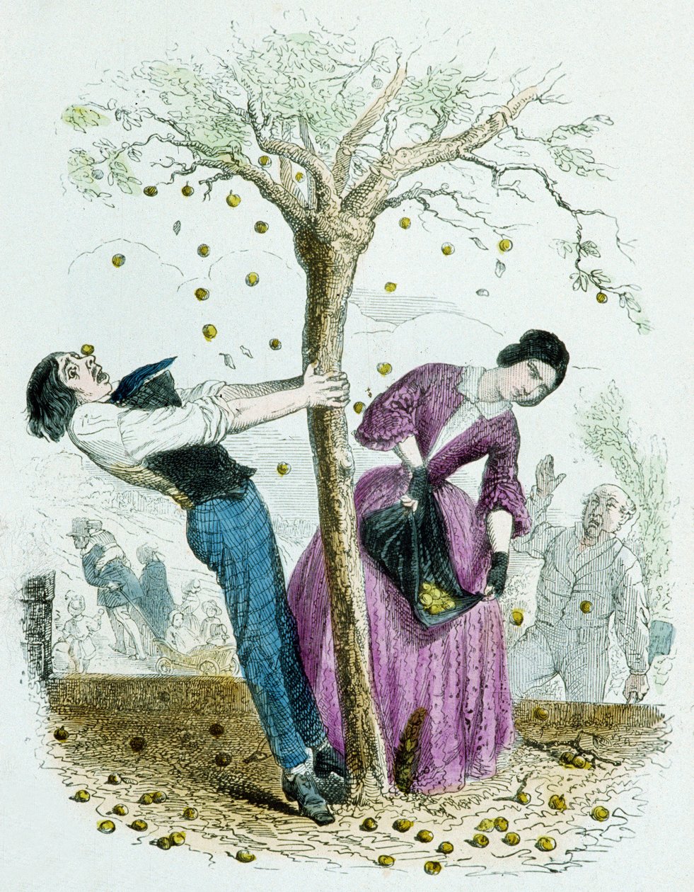 多一事不如少一事，摘自 100 句谚语 作者 格兰维尔 (1803-47)