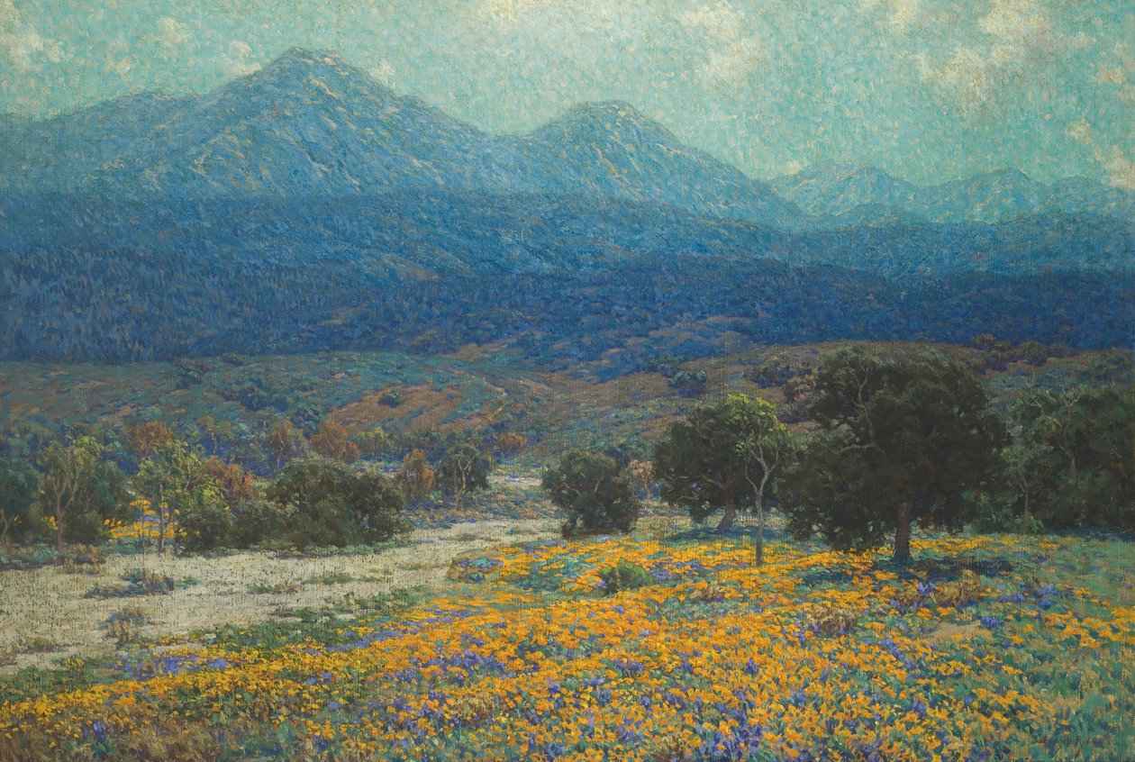 加州罂粟田，c.1926 作者 格兰维尔雷德蒙德
