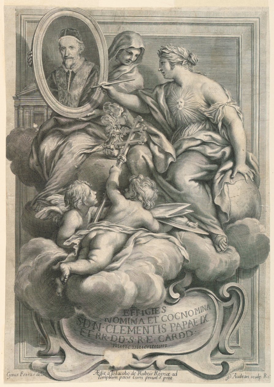Effigies Nomina et Cocnomina Clementis Papae IX 作者 杰拉德·奥德兰