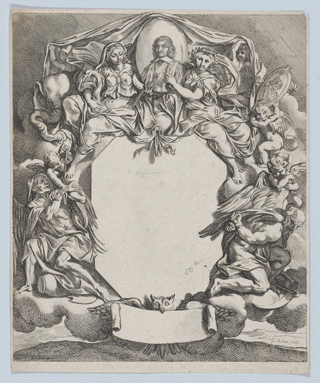 皮埃尔-塞吉耶的画像，1672年。 作者 杰拉德·奥德兰