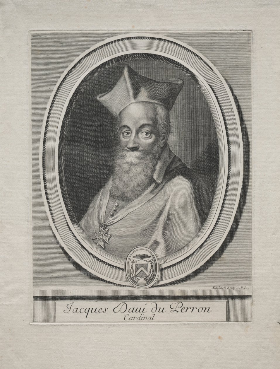 红衣主教Jaques Davey Duperron。 作者 杰拉德·埃德林克