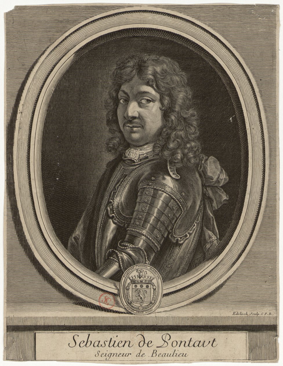 Edelinck - Sebastien de Pontaut Seigneur de Baulieu 作者 杰拉德·埃德林克