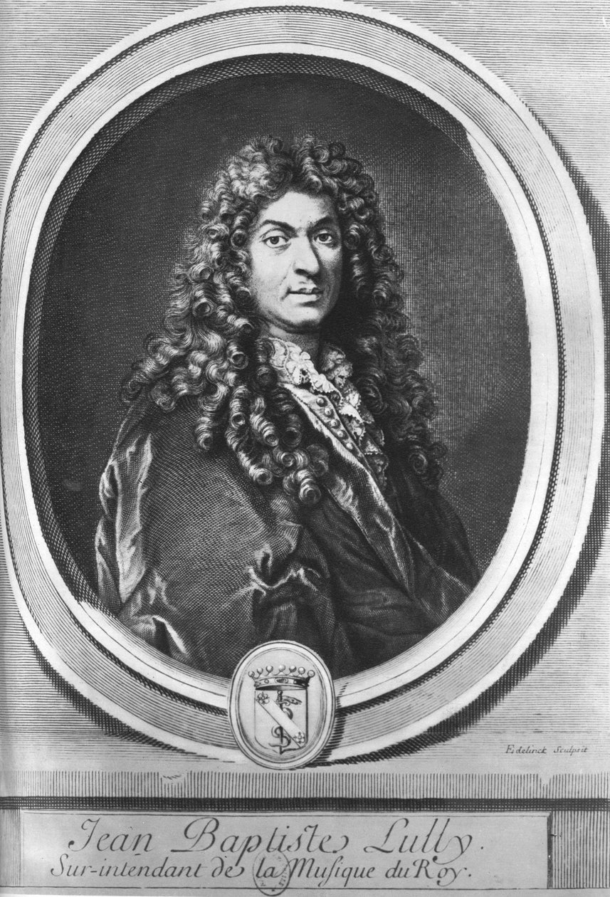 Jean-Baptiste Lully，佛罗伦萨出生的法国作曲家 作者 杰拉德·埃德林克