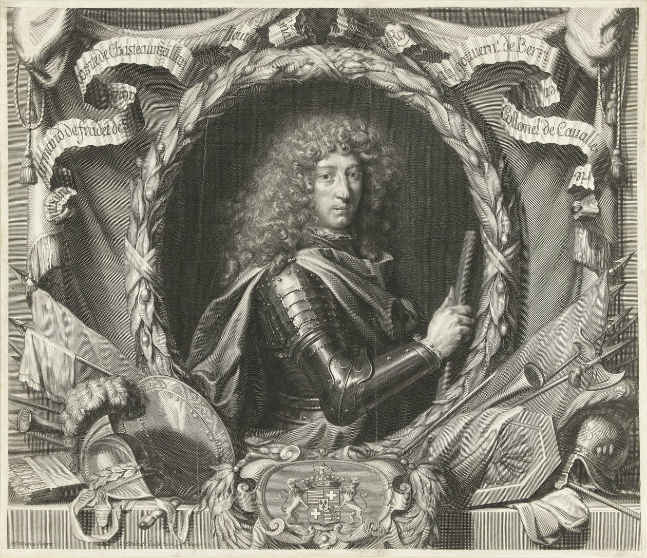 Antoine-Armand de Fradet de Saint-Aoust 肖像 作者 杰拉德·埃德林克