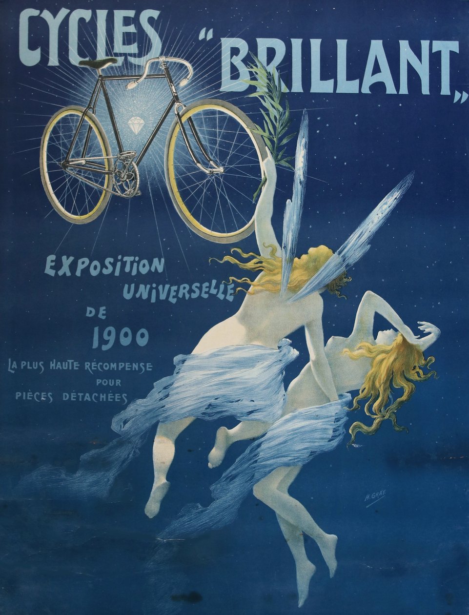 Cycles Brillant - 1900年世界博览会，1899-1900年。 作者 灰色的