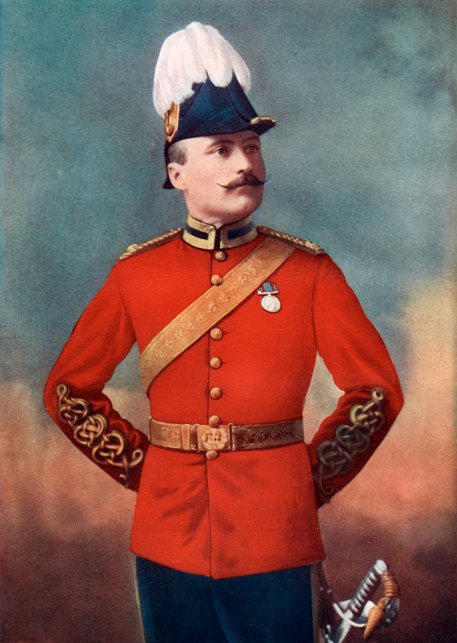 Francois-Louis Lessard中校，加拿大骑兵队，南非，1902年 作者 灰色的