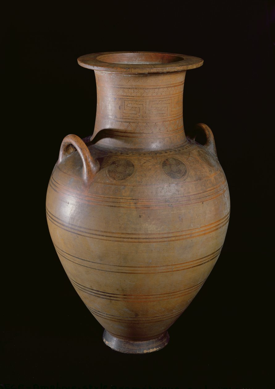 Amphora，公元前750  -  700年（兵马俑） 作者 希腊罗马