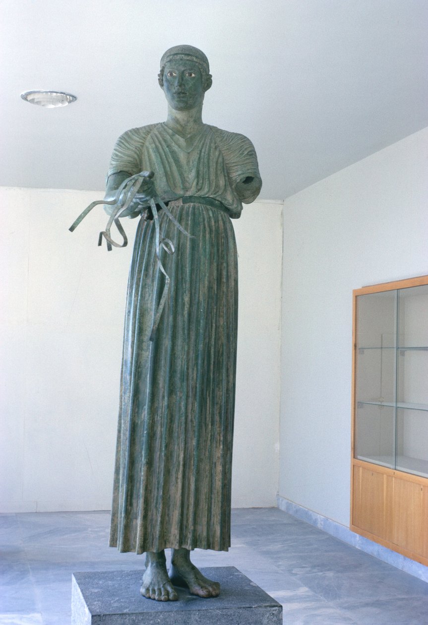 Charioteer，公元前475年（青铜） 作者 希腊文