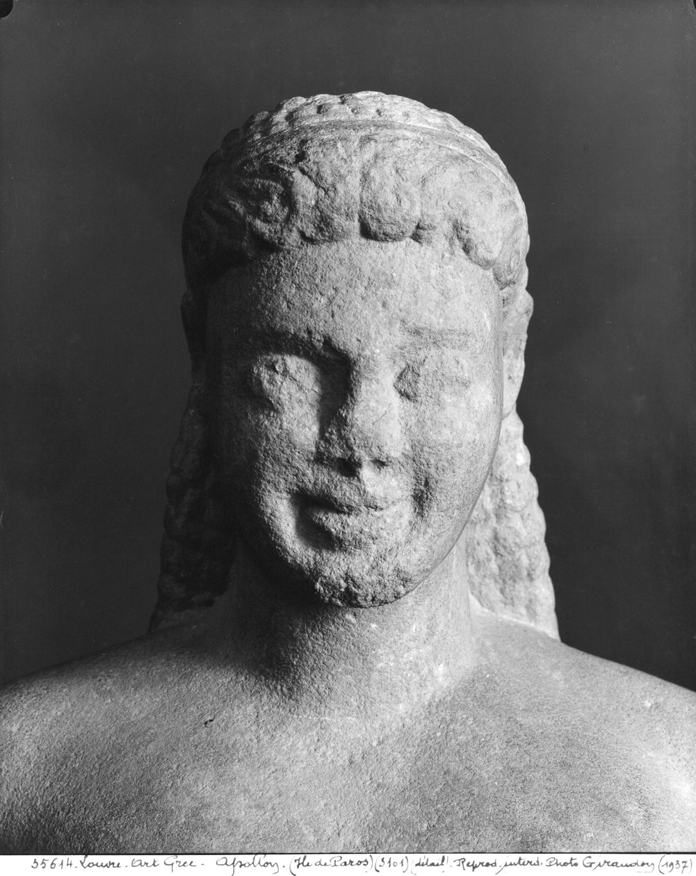 Kouros，来自Paros，位于Asklepios圣殿附近，公元前540年（大理石）（详情）（另见154092） 作者 希腊文