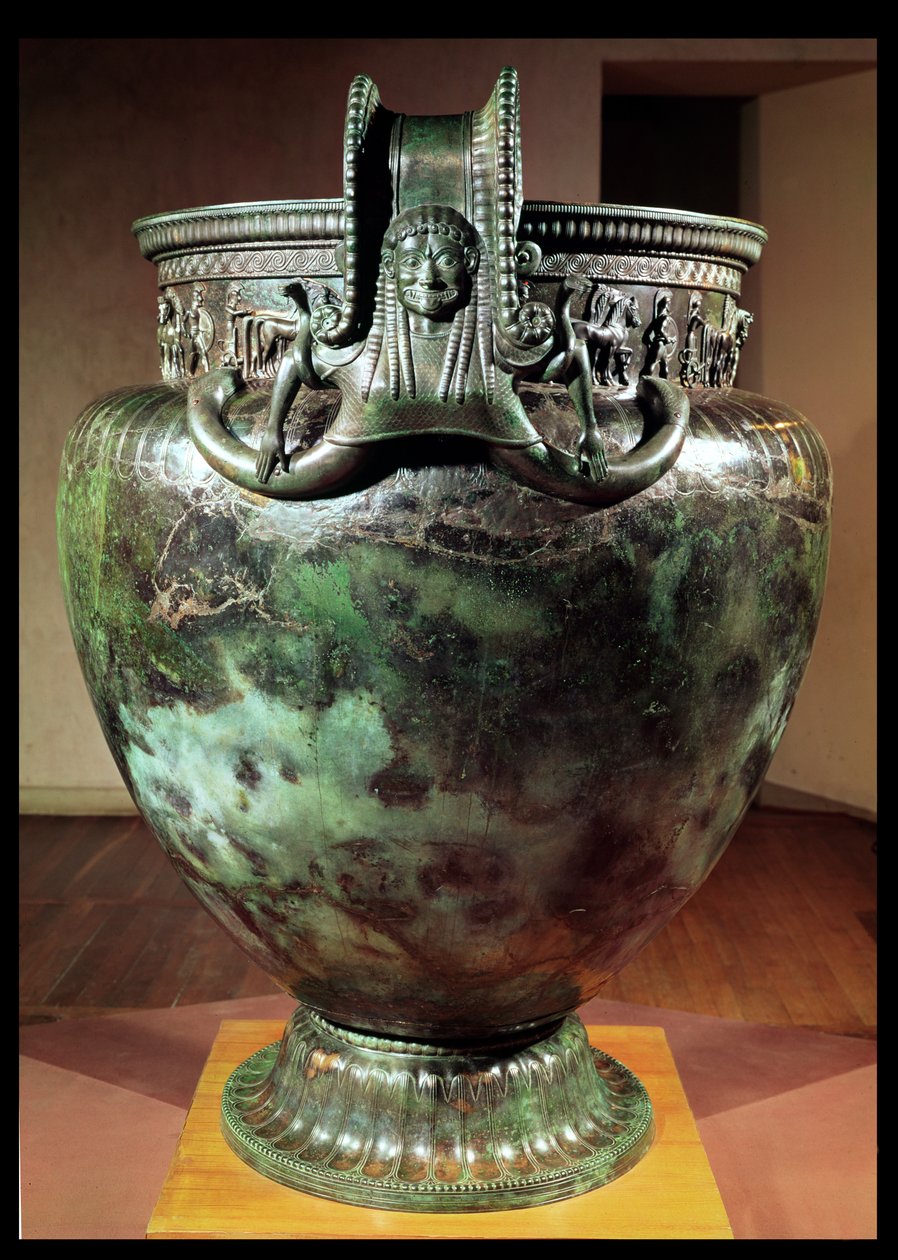 Krater，来自Vix公主之墓（青铜器）（另见173539和175991） 作者 希腊文
