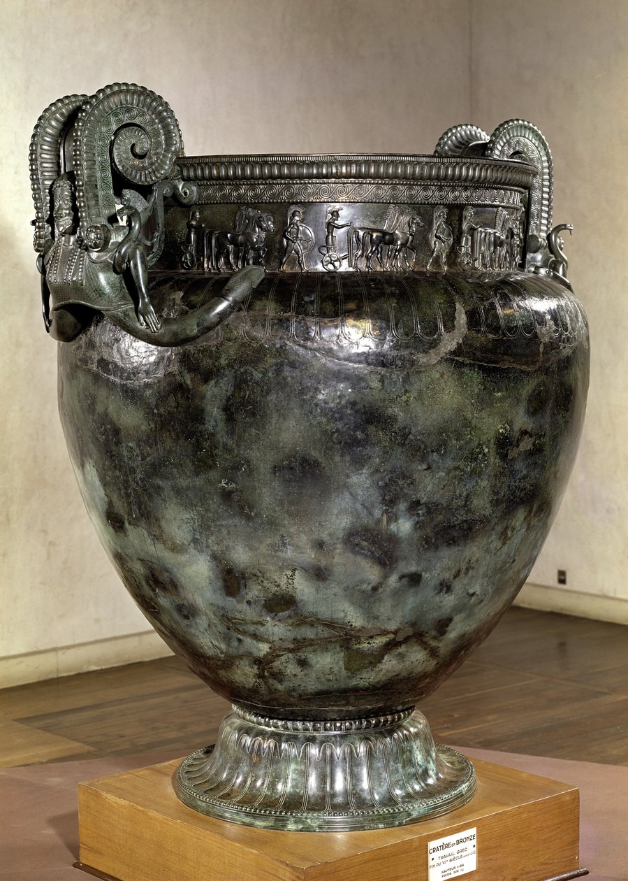 Krater，来自Vix公主之墓（青铜）（另见173539,40863和175991） 作者 希腊文