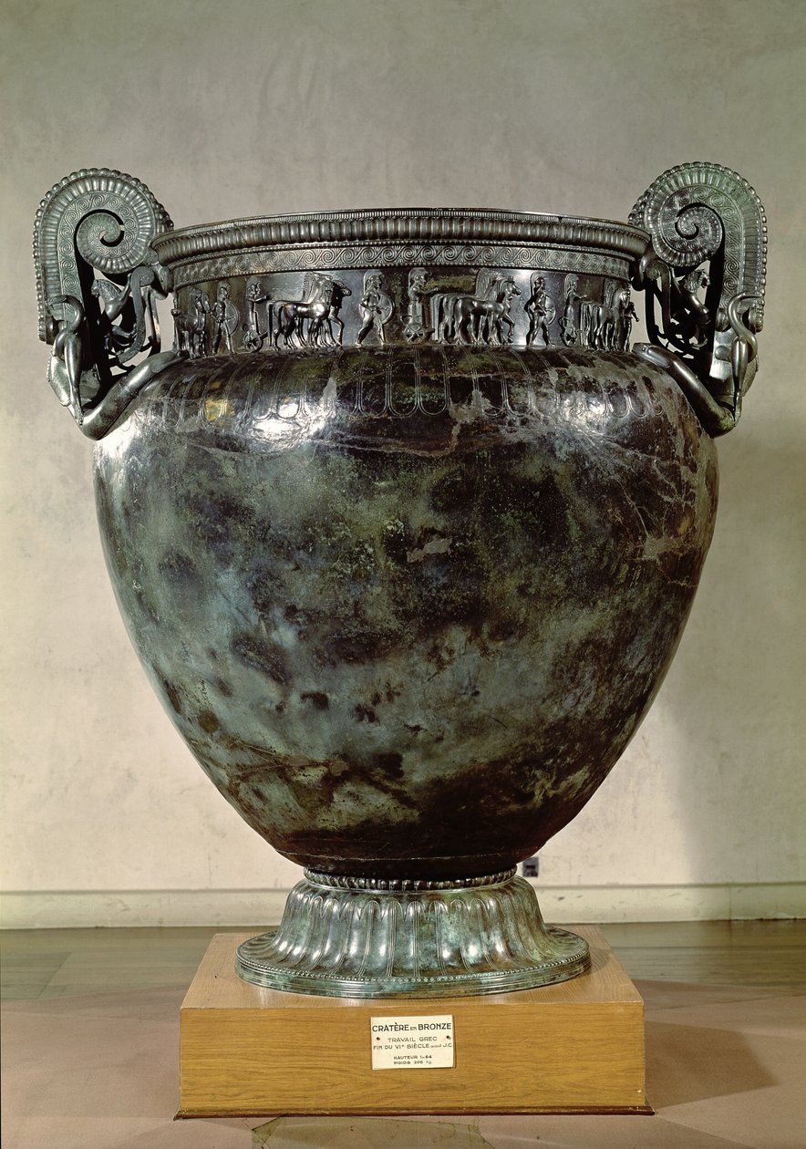 Krater，来自Vix公主之墓（青铜器）（另见173539和175991） 作者 希腊文