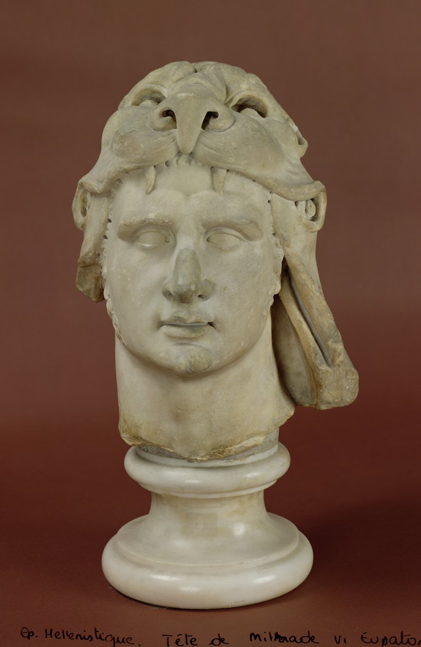 Mithridates VI（公元前132-63）Eupator，Pontus之王（大理石）（另见177442） 作者 希腊文
