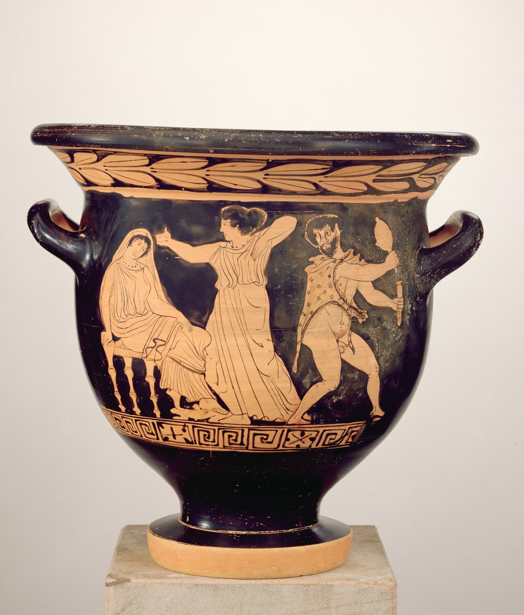 Red-Figure Bell Krater，公元前400  -  25年（陶瓷） 作者 希腊学派
