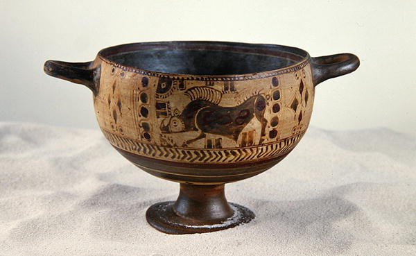 布莱克图克泰尔，约公元前600-500年（陶瓷）（另见307544和307545）。 作者 希腊文