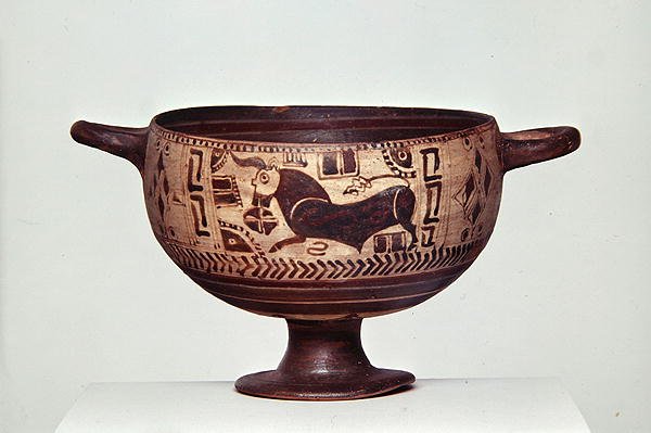 布莱克图克泰尔，约公元前600-500年（陶瓷）（另见307545和307546）。 作者 希腊文