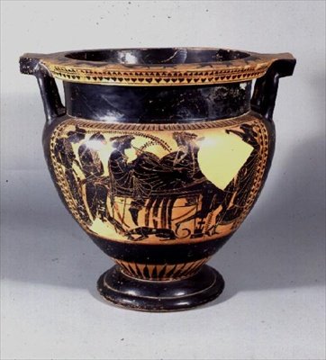 Column Krater，阁楼，公元前530-520（陶瓷） 作者 希腊文