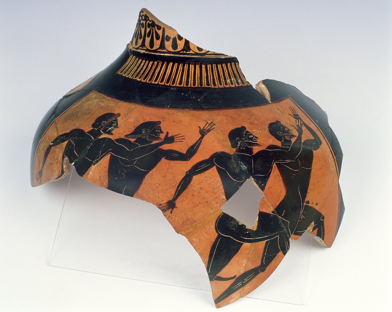 Panathenaic Amphora（陶瓷）的片段 作者 希腊学派