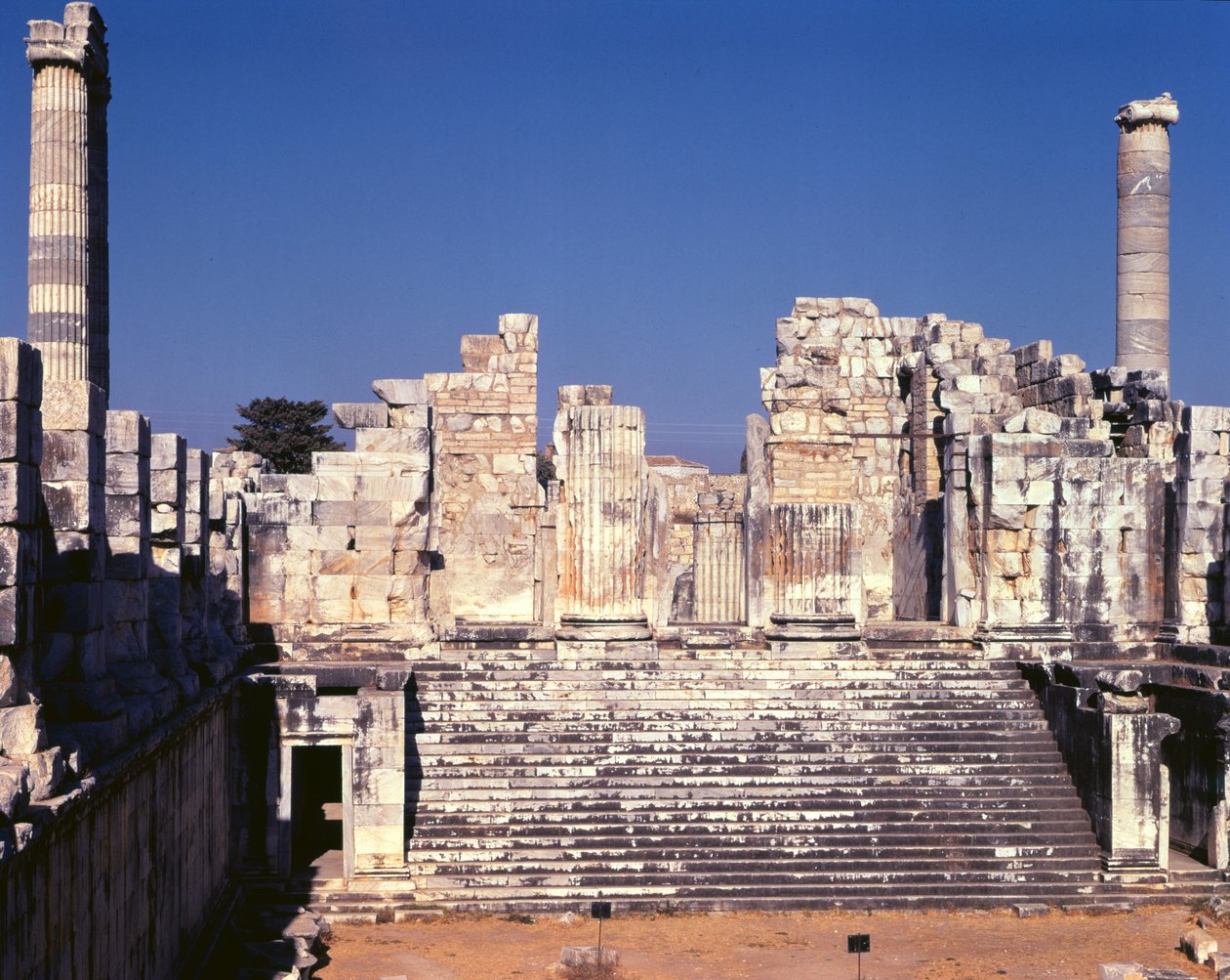 阿波罗神庙的大楼梯，c.336 BC 作者 希腊学派