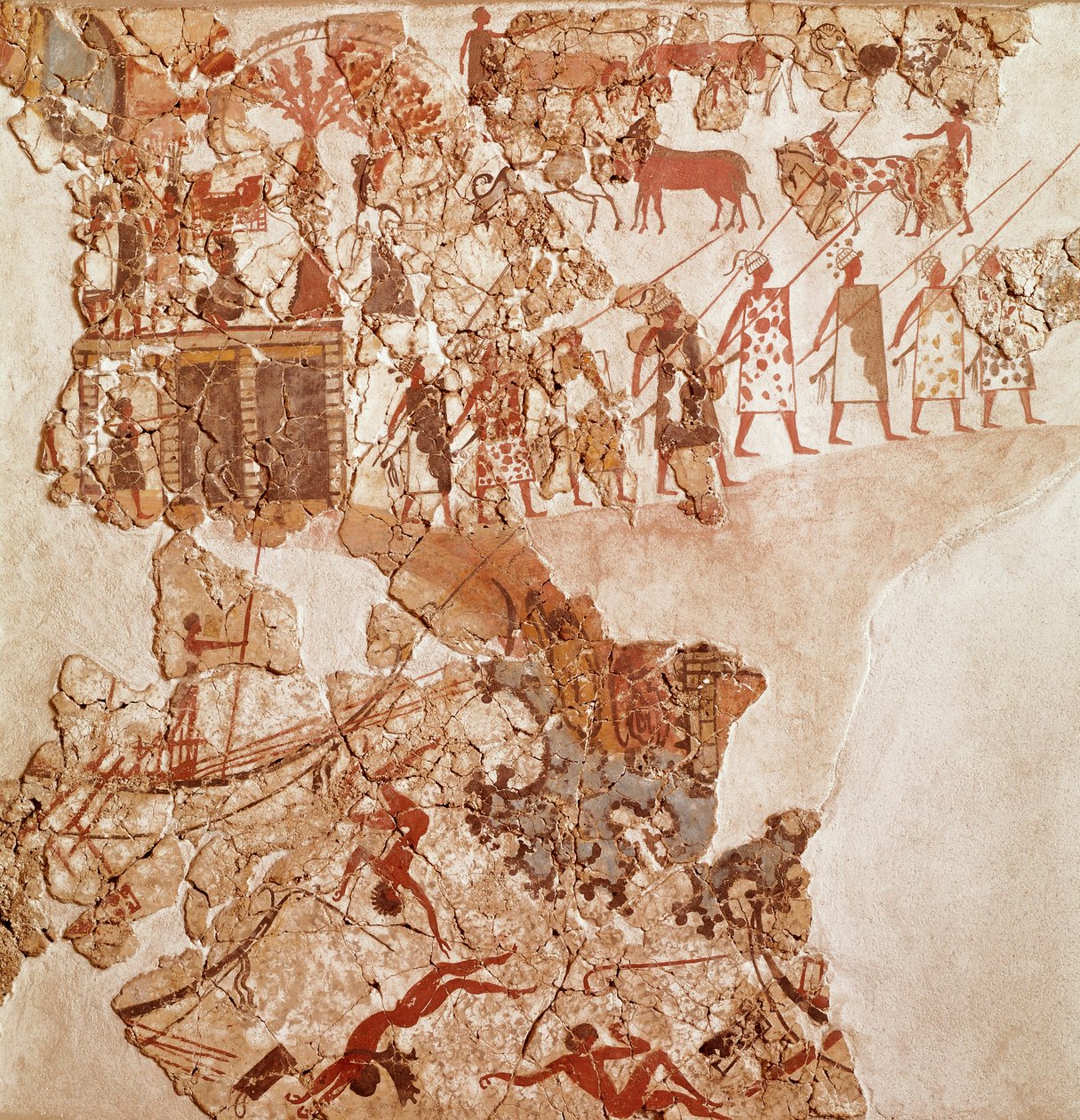 The death of Libyans, Akrotiri fresco, Thera (today Santorini) (Greece), Minoan Civilization   1453698   zh       chinese Successfully Translated  Original: The Virgin and Child, c.1518 (oil on wood) Translat: The Virgin and Child, c.1518 (oil on wood) 143 作者 希腊学派