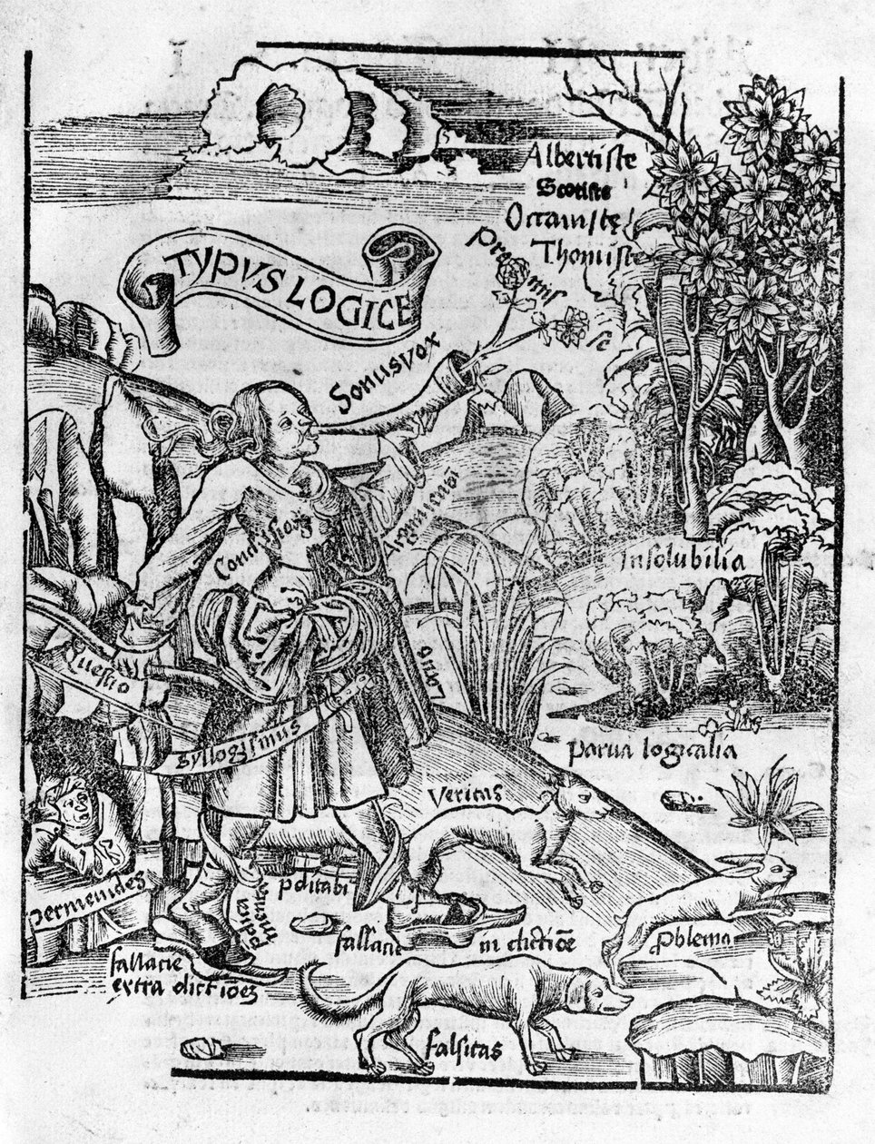 文科：逻辑 - 在 Gregor Reisch（1467-1525）的“玛格丽塔哲学”中。 贝耶 作者 格里戈里斯