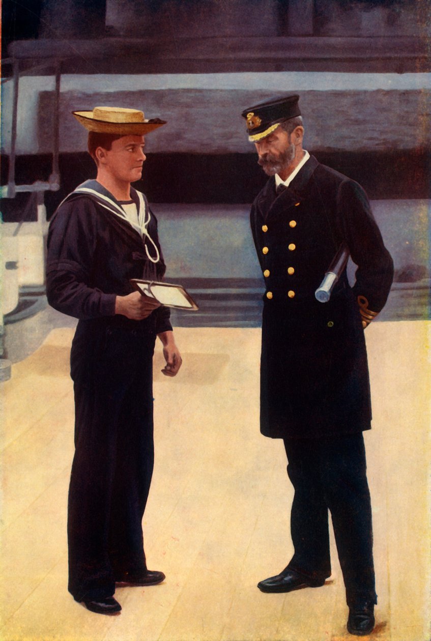 指挥官和助理水手，R.N."，1901年。 作者 格里高利公司