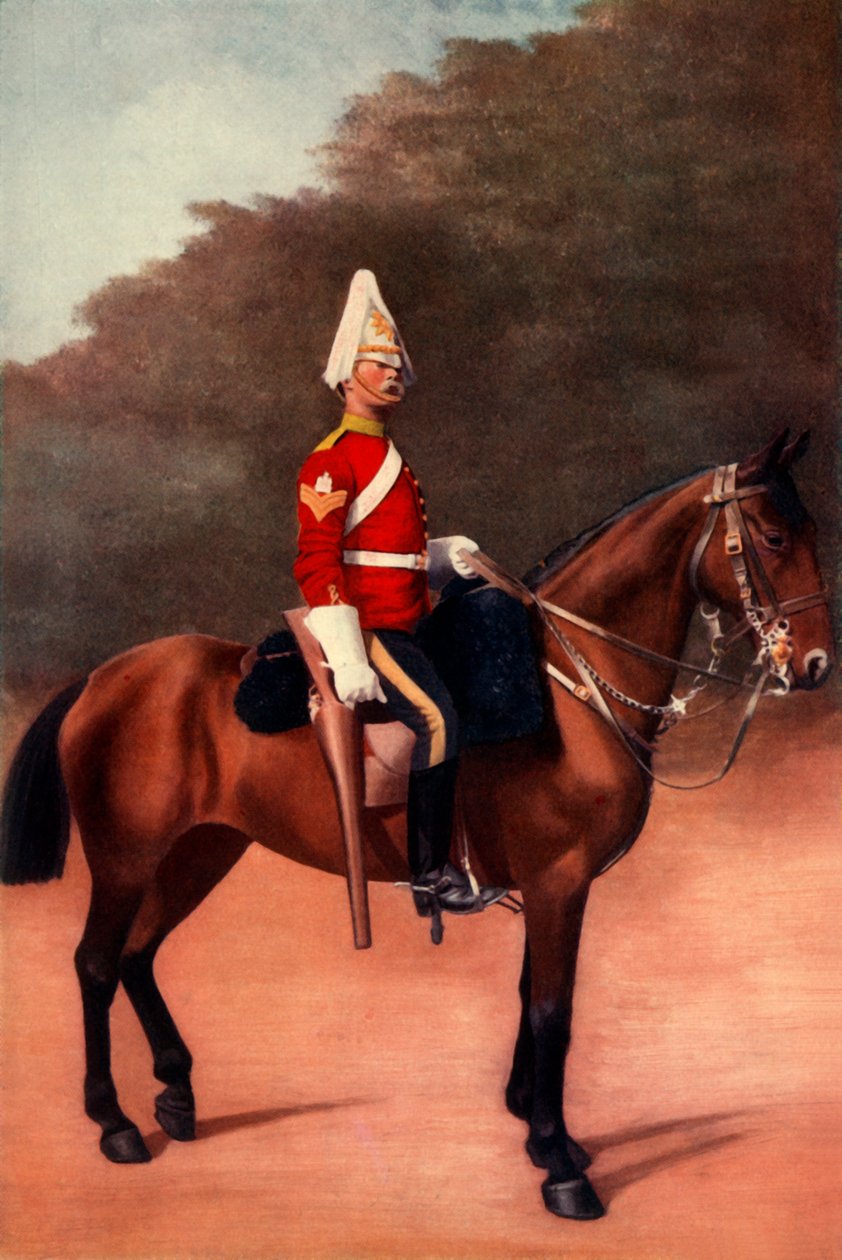 英尼斯基林骑兵队的中士》，1900年。 作者 格里高利公司